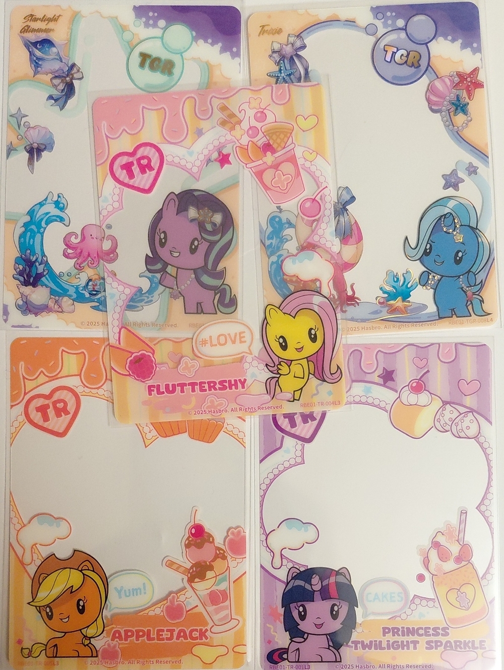 5 Card Lot - Kayou - MLP Rainbow 1 CCG - TGR and TR Cards